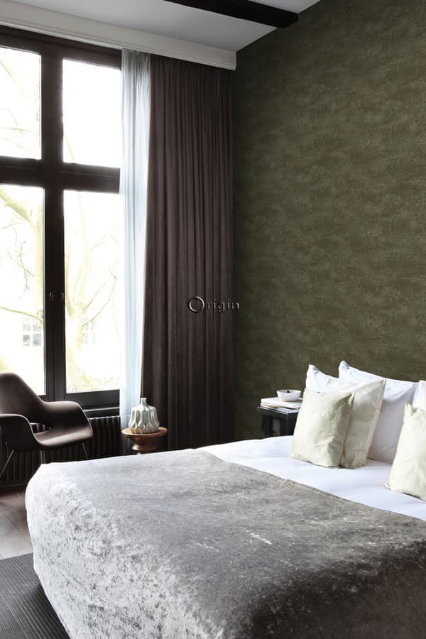 Origin Wallcoverings tapet krackelerad marmor olivgrönt 53 cm x 10,05 m