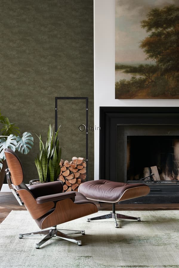 Origin Wallcoverings tapet krackelerad marmor olivgrönt 53 cm x 10,05 m