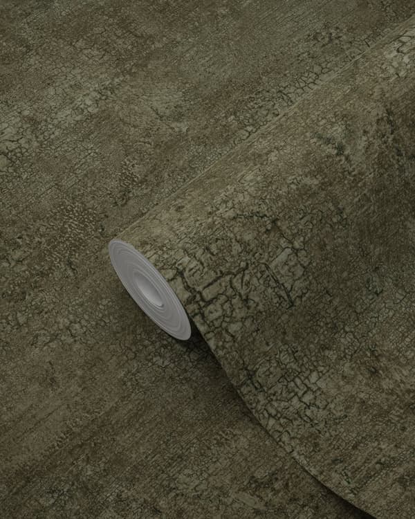 Origin Wallcoverings tapet krackelerad marmor olivgrönt 53 cm x 10,05 m