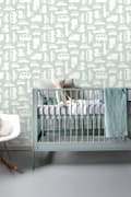 Miniatyrbild 6 av 8: ESTAhome tapet bilar mintgrönt 0,53 x 10,05 m
