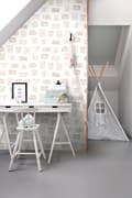 Miniatyrbillede 6 af 8: ESTAhome tapet instant kameraer skinnende kobberbrunt 0,53 x 10,05 m
