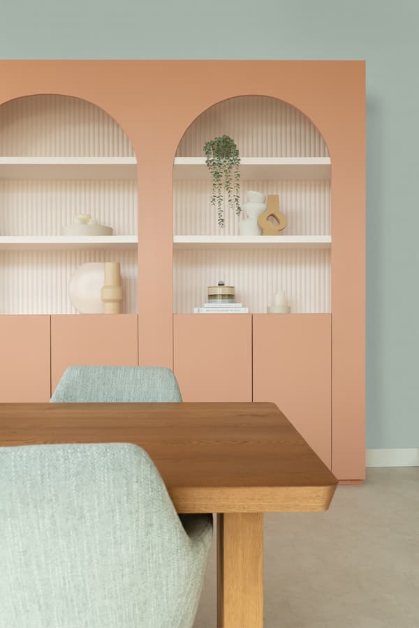 ESTAhome tapet linnedstruktur celadon grønt 0,53 x 10,05 m