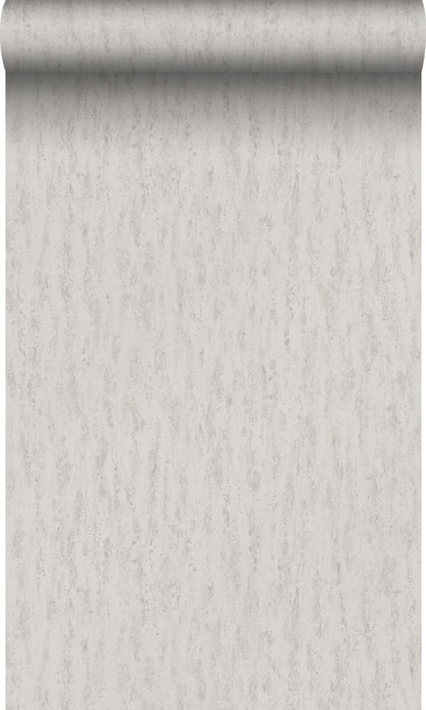 Origin Wallcoverings tapet travertin naturlig kalksten ljust mullvadsgrått 53 cm x 10,05 m