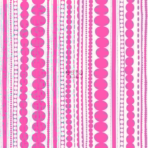 ESTAhome tapet perler slikrosa 0,53 x 10,05 m