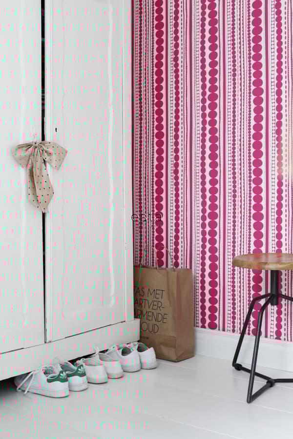 ESTAhome tapet perler slikrosa 0,53 x 10,05 m