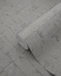 Miniatyrbild 7 av 8: Origin Wallcoverings tapet tegelvägg ljusgrått 53 cm x 10,05 m