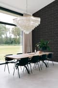 Miniatyrbild 4 av 8: Origin Wallcoverings tapet grafiska linjer svart och guld 0,53 x 10,05 m