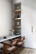 Miniatyrbild 6 av 8: Origin Wallcoverings tapet enfärgad glänsande varmt grått 53 cm x 10,05 m