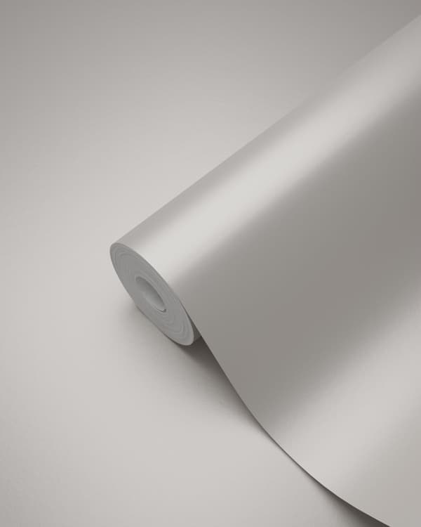 Origin Wallcoverings tapet enfärgad glänsande varmt grått 53 cm x 10,05 m