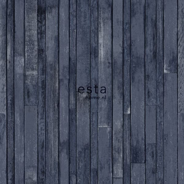 ESTAhome tapet träskräp mörkblått 53 cm x 10,05 m