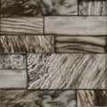 Miniatyrbillede 7 af 8: Origin Wallcoverings tapet væg af marmorfliser i forskellige størrelser brunt 53 cm x 10,05 m