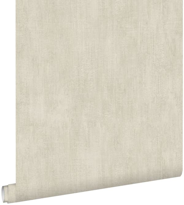 ESTAhome tapet enfärgad med målningseffekt mörkbeige 0,53 x 10,05 m