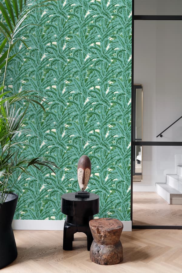 Origin Wallcoverings tapet palmeblade grønt - 347437 - 53 cm x 10,05 m