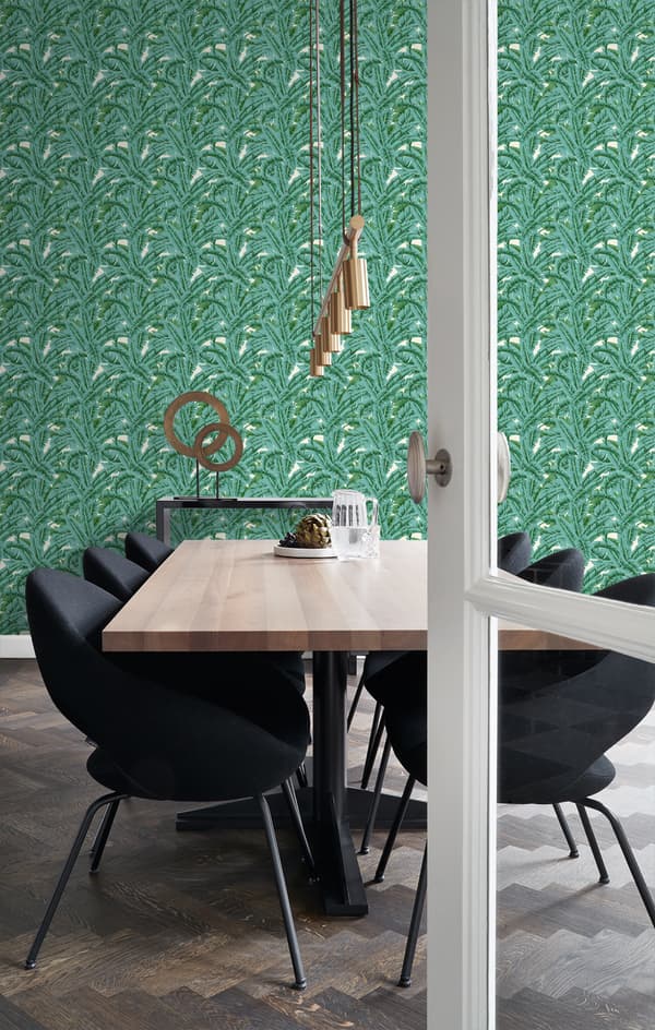 Origin Wallcoverings tapet palmeblade grønt - 347437 - 53 cm x 10,05 m