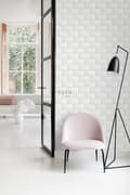 Miniatyrbillede 3 af 7: ESTAhome tapet flisemotiv hvidt 0,53 x 10,05 m
