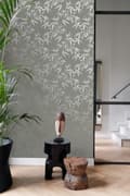 Miniatyrbild 3 av 8: Origin Wallcoverings tapet bambublad varmt grått 0,53 x 10,05 m