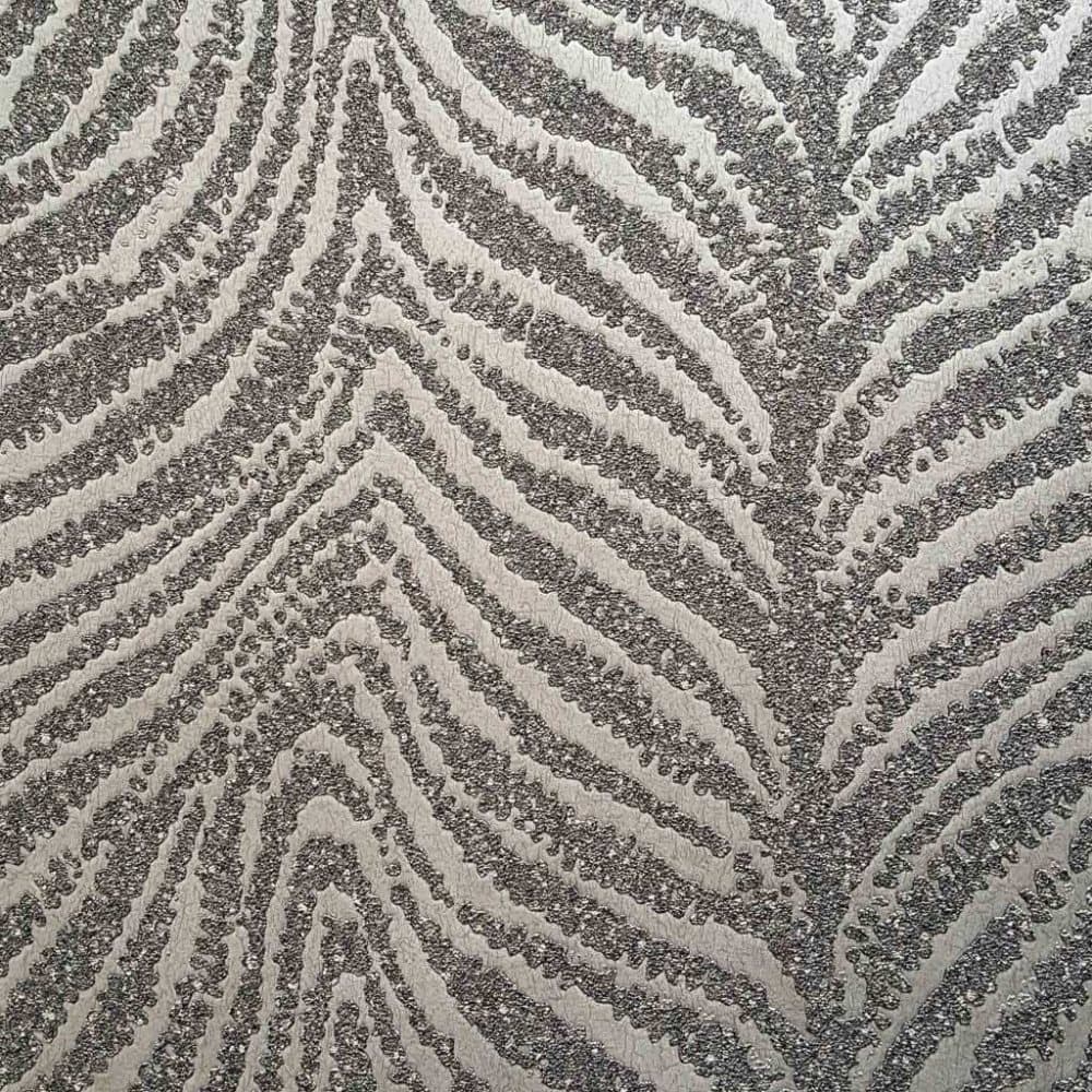 DUTCH WALLCOVERINGS tapet zebra kulgrå