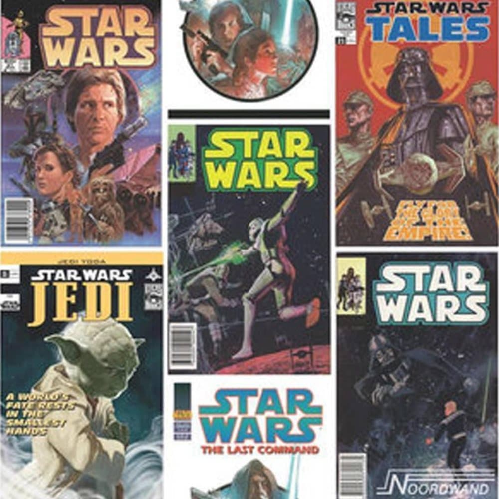 Kids at Home Veggtapet Star Wars Fronts flerfarget
