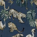 Miniatyrbild 1 av 2: Noordwand Zero Tapet Exotic Animals blå