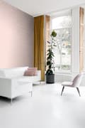 Miniatyrbild 3 av 8: ESTAhome tapet grafiska linjer milt rosa och guld 0,53 x 10,05 m
