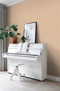 Miniatyrbild 2 av 7: ESTAhome tapet art deco persikofärgat och vitt 0,53 x 10,05 m