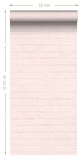 Miniatyrbild 8 av 8: ESTAhome tapet tegelvägg milt rosa - 139191 - 0,53 x 10,05 m