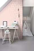 Miniatyrbild 6 av 8: ESTAhome tapet art deco milt rosa och guld 0,53 x 10,05 m