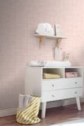 Miniatyrbild 7 av 8: ESTAhome tapet art deco milt rosa och guld 0,53 x 10,05 m