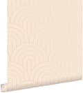 Miniatyrbillede 1 af 7: ESTAhome tapet art deco lyst ferskenfarvet og rose guld 0,53 x 10,05 m