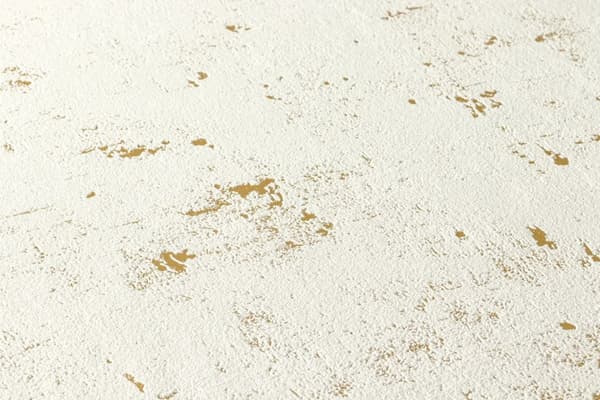 Non woven-tapet sten utseende Profhome 230775-GU lätt texturerad glansigt mönster matt bakgrund färg vit guld 5,33 m2