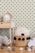 Miniatyrbild 2 av 4: Non woven-tapet geometrisk Profhome 369341-GU lätt texturerad matt färg beige rosa vit 5,33 m2