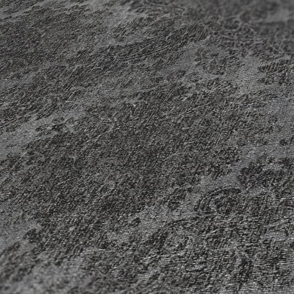 Kuitutapetti Barokki Profhome 336078-GU sileä matta färg harmaa musta 5,33 m2