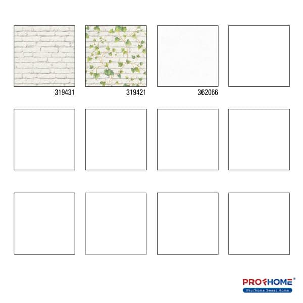 Non woven-tapet sten utseende Profhome 319431-GU texturerad matt färg vit grå 5,33 m2