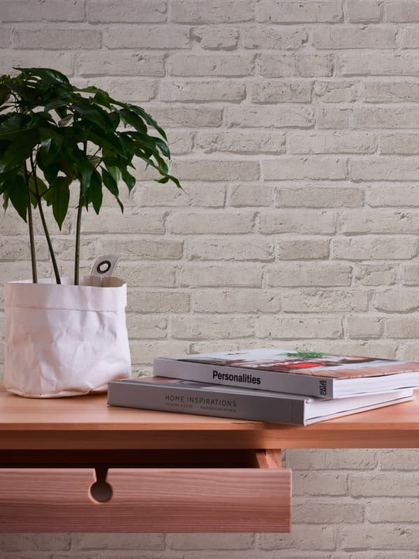 Non woven-tapet natur Profhome 355813-GU lätt texturerad matt färg grå 5,33 m2
