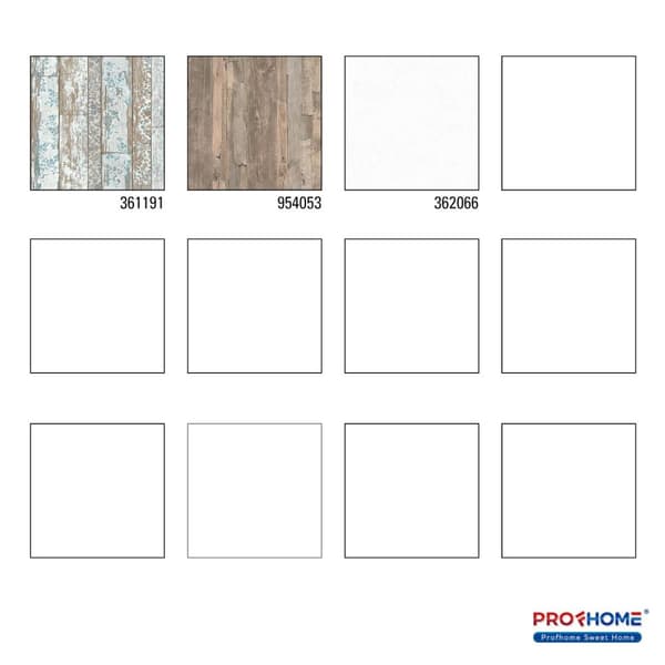 Non woven-tapet trä utseende Profhome 361191-GU lätt texturerad matt färg blå brun 5,33 m2