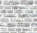 Miniatyrbild 1 av 6: Non woven-tapet sten utseende Profhome 361403-GU lätt texturerad matt färg grå brons 5,33 m2