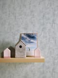 Miniatyrbild 5 av 6: Non woven-tapet sten utseende Profhome 361551-GU lätt texturerad matt färg grå 5,33 m2