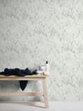 Miniatyrbild 5 av 6: Non woven-tapet sten utseende Profhome 361572-GU lätt texturerad matt färg vit grå 5,33 m2