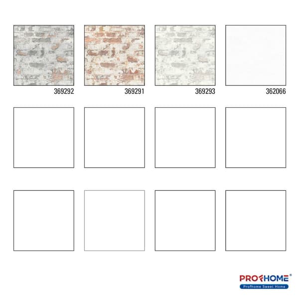 Non woven-tapet sten utseende Profhome 369292-GU lätt texturerad matt färg grå vit 5,33 m2