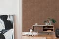 Miniatyrbild 4 av 7: Non woven-tapet sten utseende Profhome 377471-GU lätt texturerad matt färg brun orange 5,33 m2