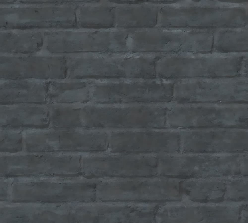 Non woven-tapet sten utseende Profhome 377475-GU lätt texturerad matt färg grå svart antracit 5,33 m2