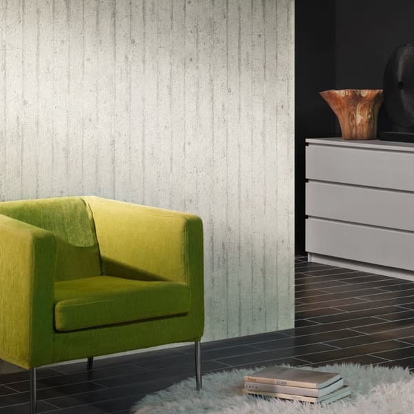 Non woven-tapet sten utseende Profhome 713711-GU lätt texturerad matt färg grå 5,33 m2