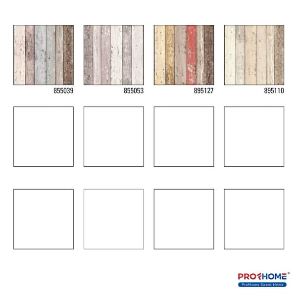 Non woven-tapet trä utseende Profhome 855039-GU lätt texturerad matt färg brun blå 5,33 m2