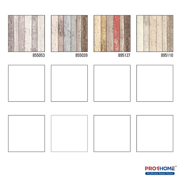 Non woven-tapet trä utseende Profhome 855053-GU lätt texturerad matt färg brun grädde 5,33 m2