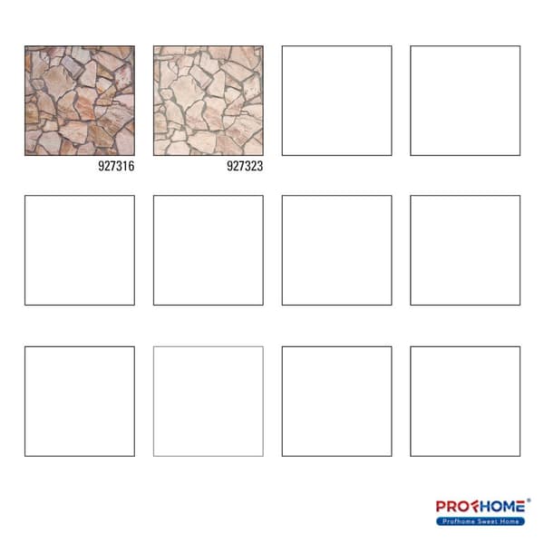 Non woven-tapet sten utseende Profhome 927316-GU slät matt färg brun beige 5,33 m2