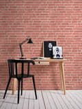 Pikkukuva 4 / 6: Kuitutapetti kiven jäljitelmä Profhome 942831-GU sileä matta färg punainen beige 5,33 m2