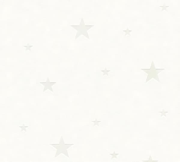 Non woven-tapet barn tapet Profhome 324401-GU lätt texturerad matt färg vit 5,33 m2