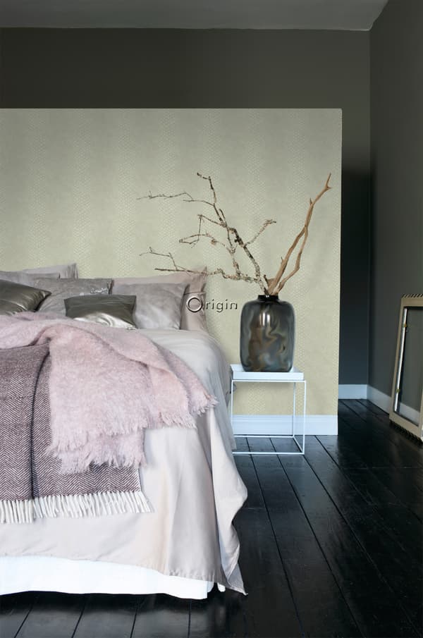 Origin Wallcoverings tapet ormskinn blekgrått 0,53 x 10,05 m