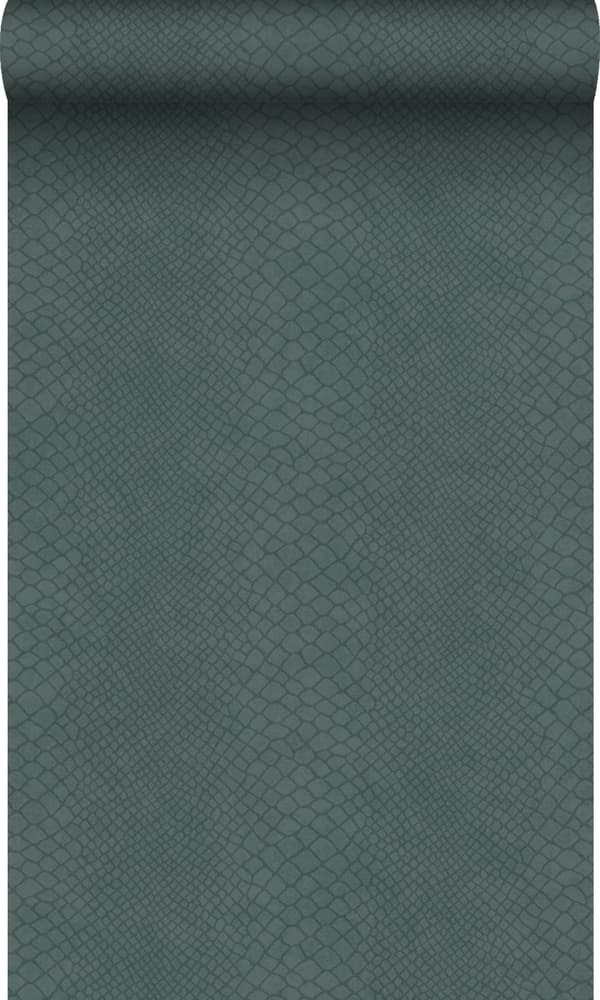 Origin Wallcoverings tapet ormskinn bensinblått 0,53 x 10,05 m