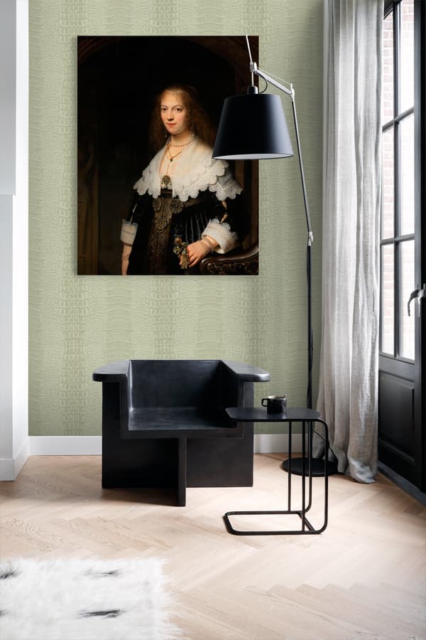 Origin Wallcoverings tapet krokodilhud beige 0,53 x 10,05 m